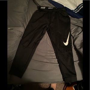 Black Nike joggers